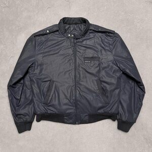 Vintage Members Only Bomber Insulated Full Zip Retro Jacket